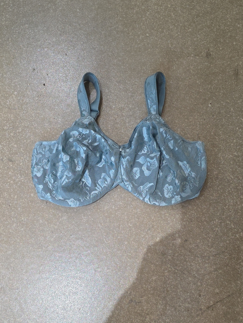 Wacoal Light Blue Floral Jacquard Underwire Bra